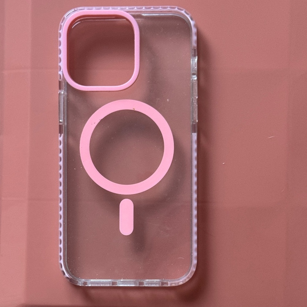 Pink Transparent Phone Case